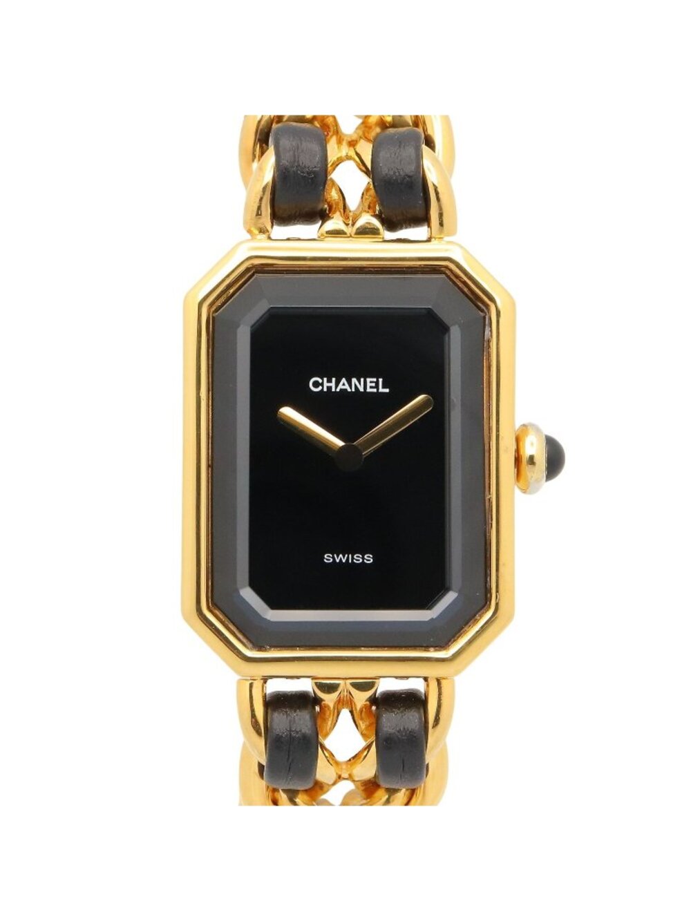 Chanel Watch Premiere S Black Leather